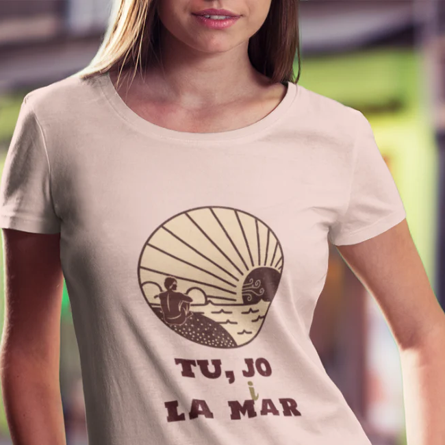 "NOMAD w : TU AVENTURA DIARIA" Camiseta MC