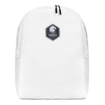 HWB mini white backpack