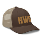 HWB Barlow 3D Trucker Cap - 10 Colors